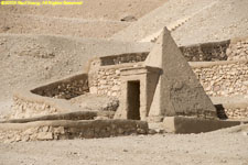 pyramid-shaped entrance