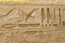 hieroglyph detail