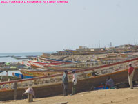 fishing boats on the beach