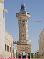 courtyard and minaret